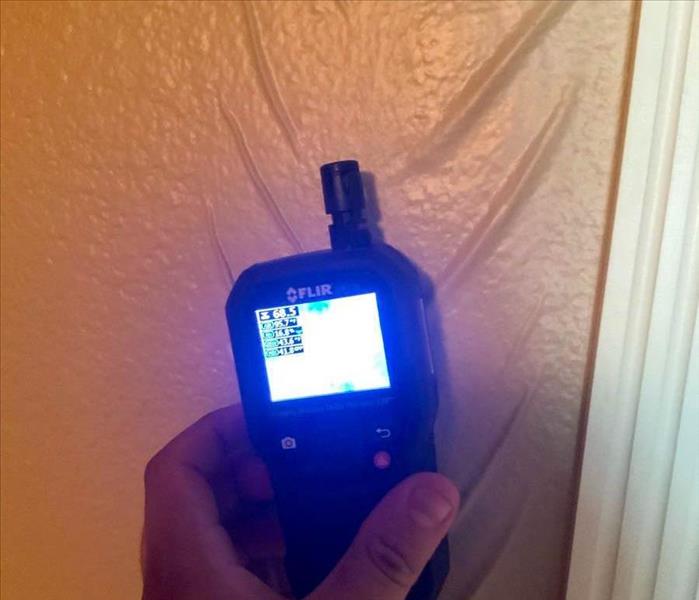 Moisture Meter with a bright screen.
